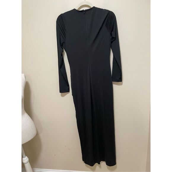 New Bardot Neve Maxi Dress in Black Size L new - Picture 7 of 8